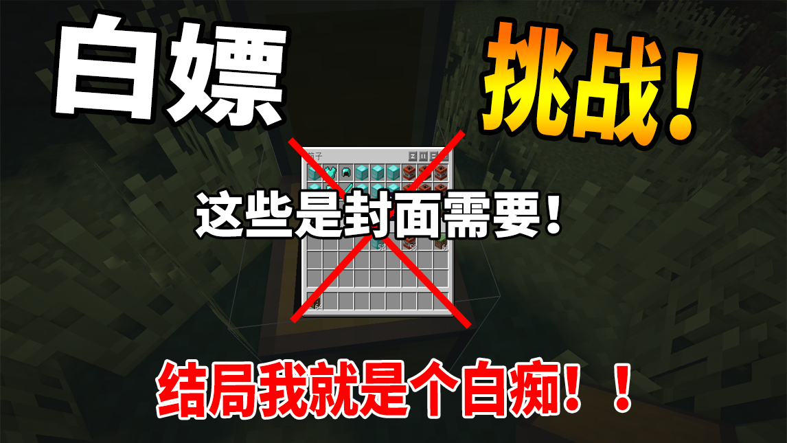 如果只能在MC里白嫖 看看我能活多久!丨 我的世界挑战 1
